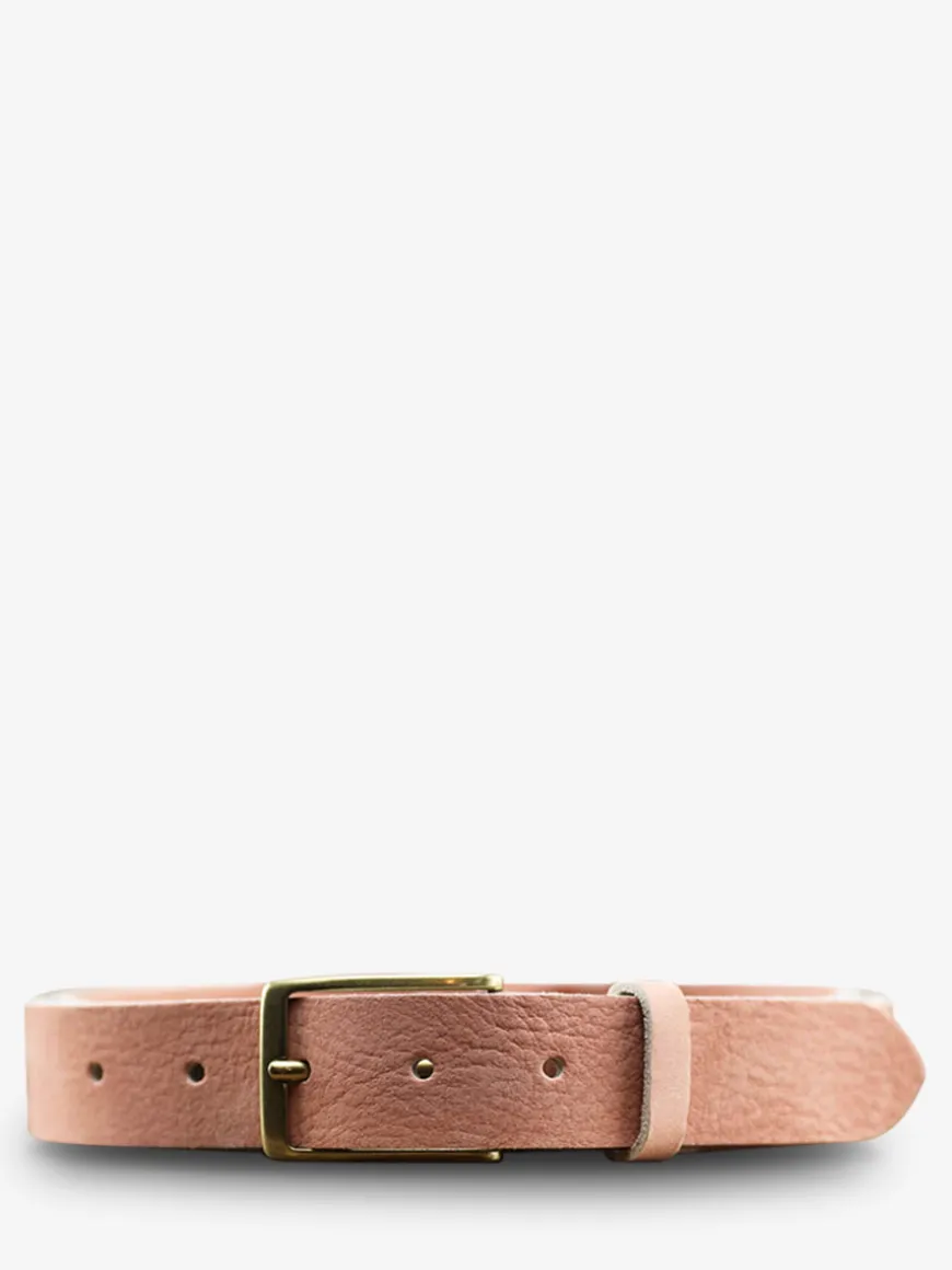 LaCeinture Magnifique Nubuck - 30mm - Rose Poudré